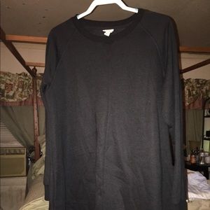 Black Sweatshirt Dress